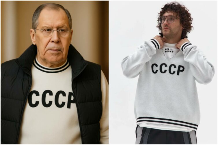 Лавров вышел в свитере «СССР», и бренд из Челябинска проснулся знаменитым